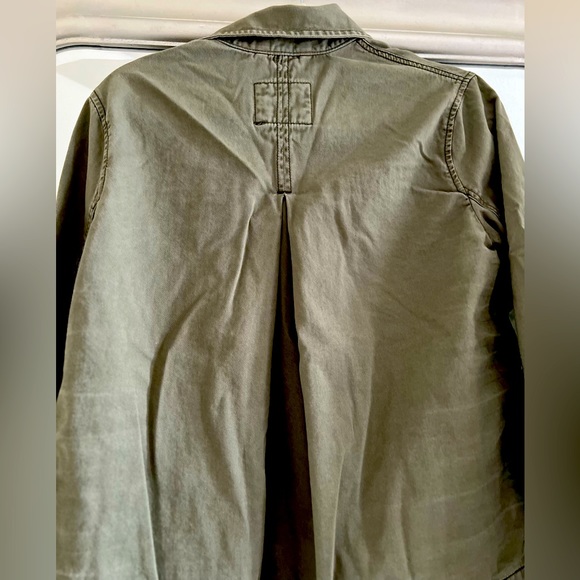 Abercrombie & Fitch Army Green Cotton Canvas Jacket - Picture 6 of 8
